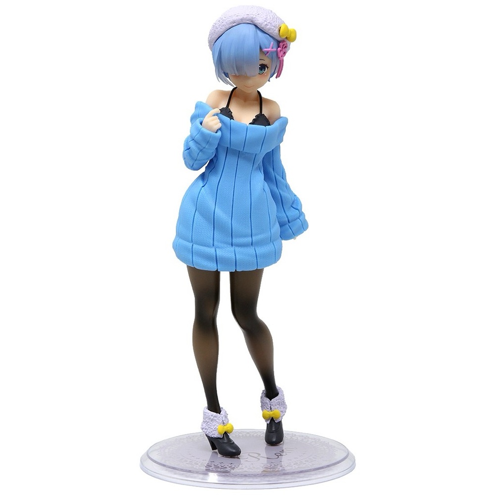 Authentic Re:Zero Precious Taito Rem Knit Dress Blue Version Figurine